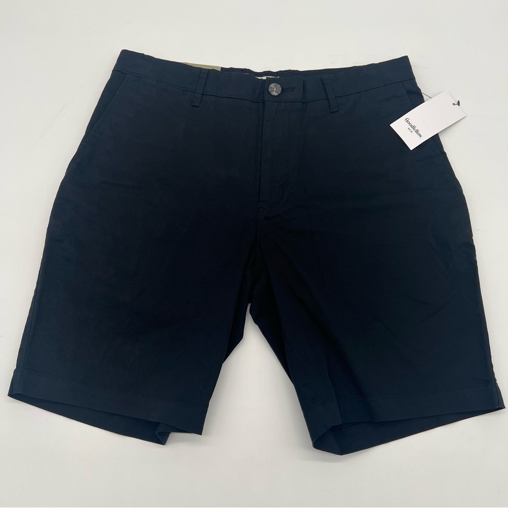 Goodfellow & Co Every Wear Black‎ Flat Front Shorts – – NWT
